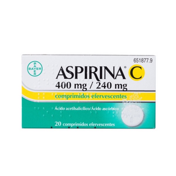 Efectos secundarios de la aspirina efervescente